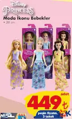 DİSNEY PRİNCESS MODA İKONU BEBEK OYUNCAK fiyat ve kampanya bilgisi